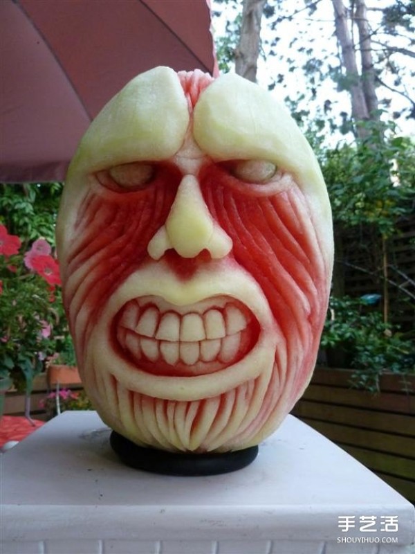 Creative watermelon carving pictures, melon carving and fruit carving works to appreciate