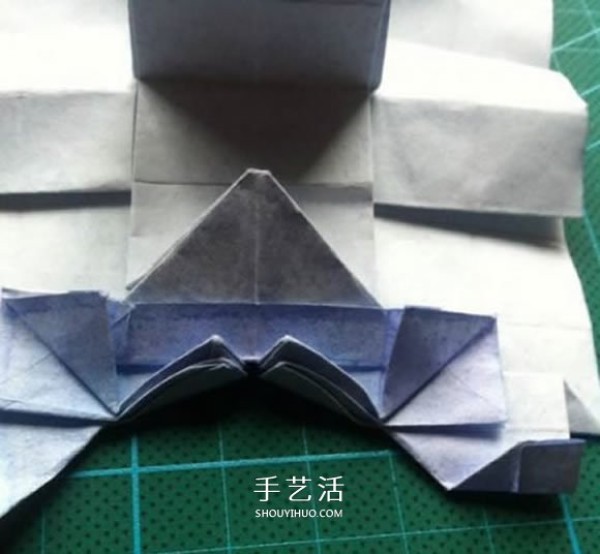 Naoyuki Tanitas origami tutorial, illustrations of how to fold a cute tissue box