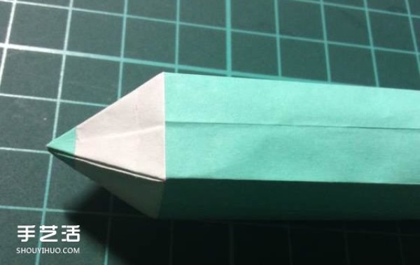 How to fold a pencil with illustrations and step-by-step instructions for origami pencil