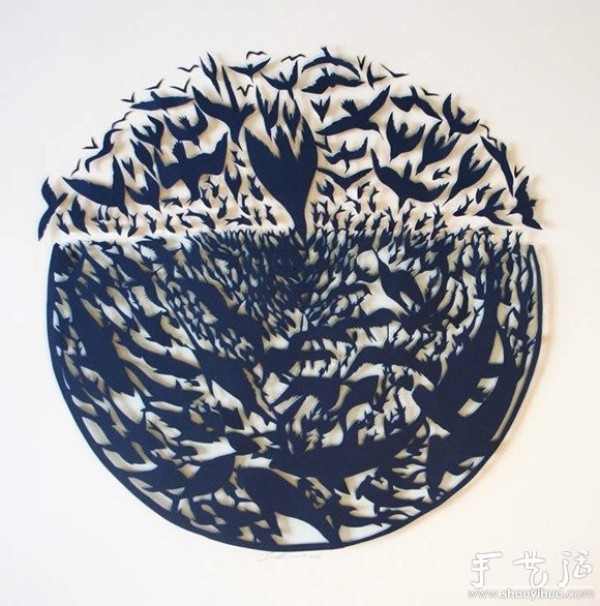 Sarah Denniss beautiful hand-carved paper sculptures