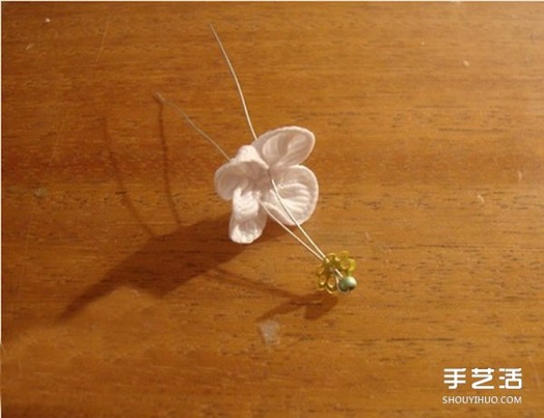 Handmade fabric plum blossom hair accessories DIY non-woven plum blossom hairpin production