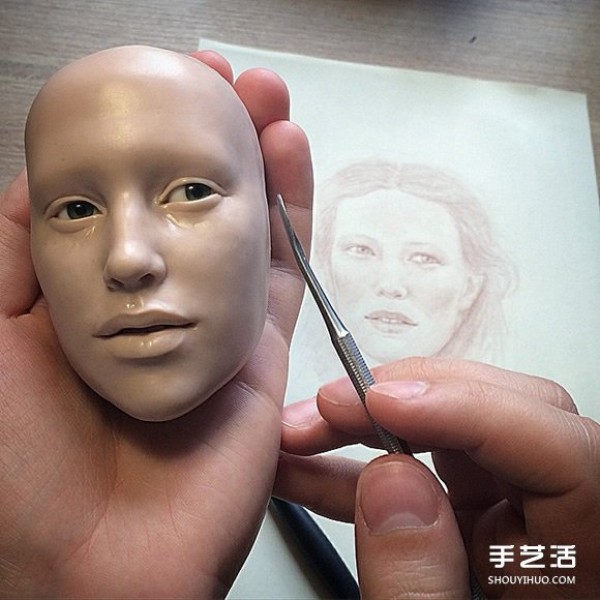 A horrifyingly realistic handmade doll that portrays your inner fear of dolls