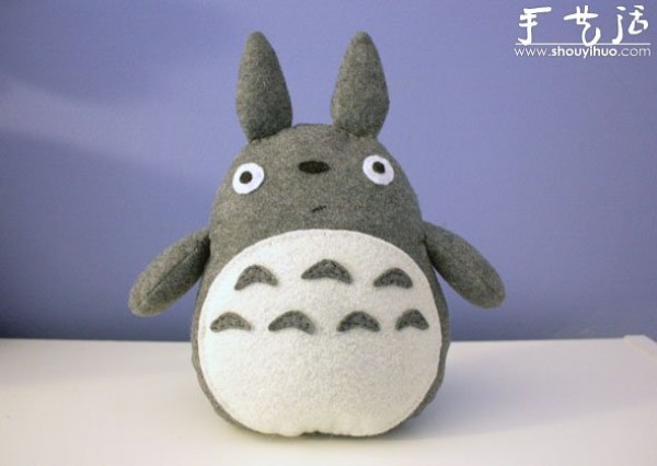 Tutorial on handmade DIY Totoro plush doll