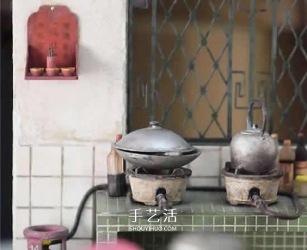 At first glance, I thought it was an ordinary kitchen...a super exquisite mini model work