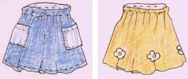 How to make a homemade little girls skirt, a little girls skirt