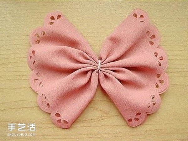 Two types of bow hair accessories, DIY fabric bow hair accessories and hairpin production