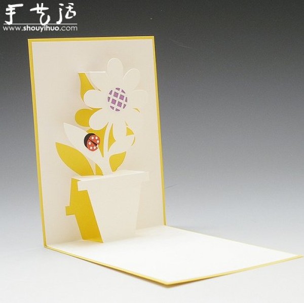 Appreciation of exquisite three-dimensional greeting card works