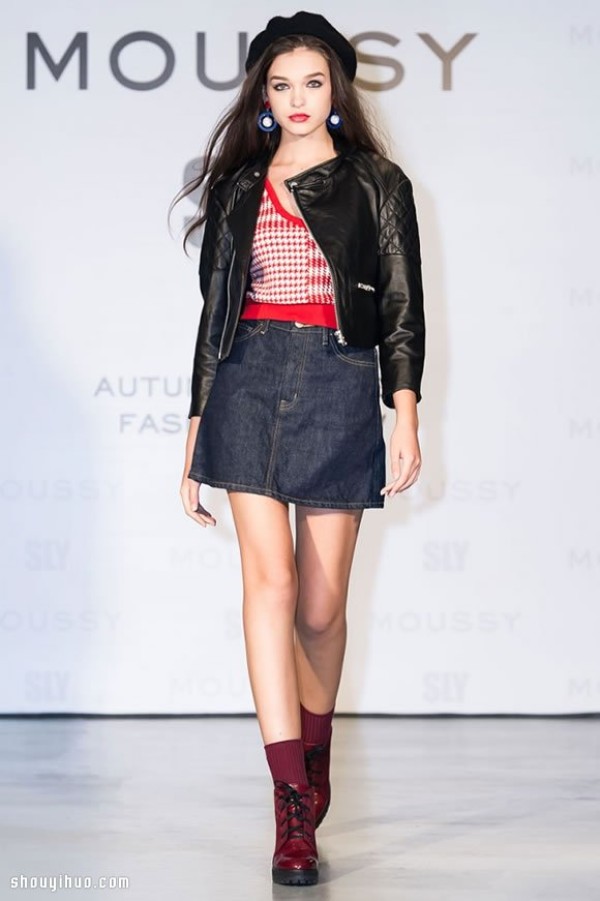 MOUSSY & SLYs autumn and winter womens clothing creates a British retro style