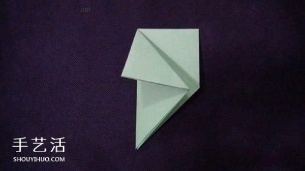 How to make origami snails for children, simple snail folding illustrations