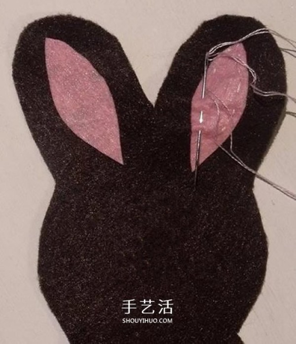 How to make a DIY bunny puppet for the Mid-Autumn Festival, a simple fabric bunny doll