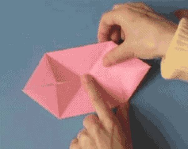 Handmade origami butterfly folding tutorial dynamic picture