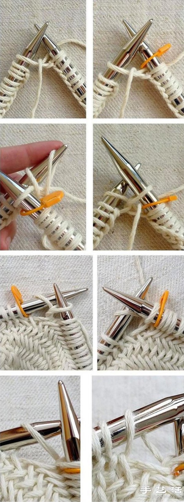 Knit your own stylish love scarf