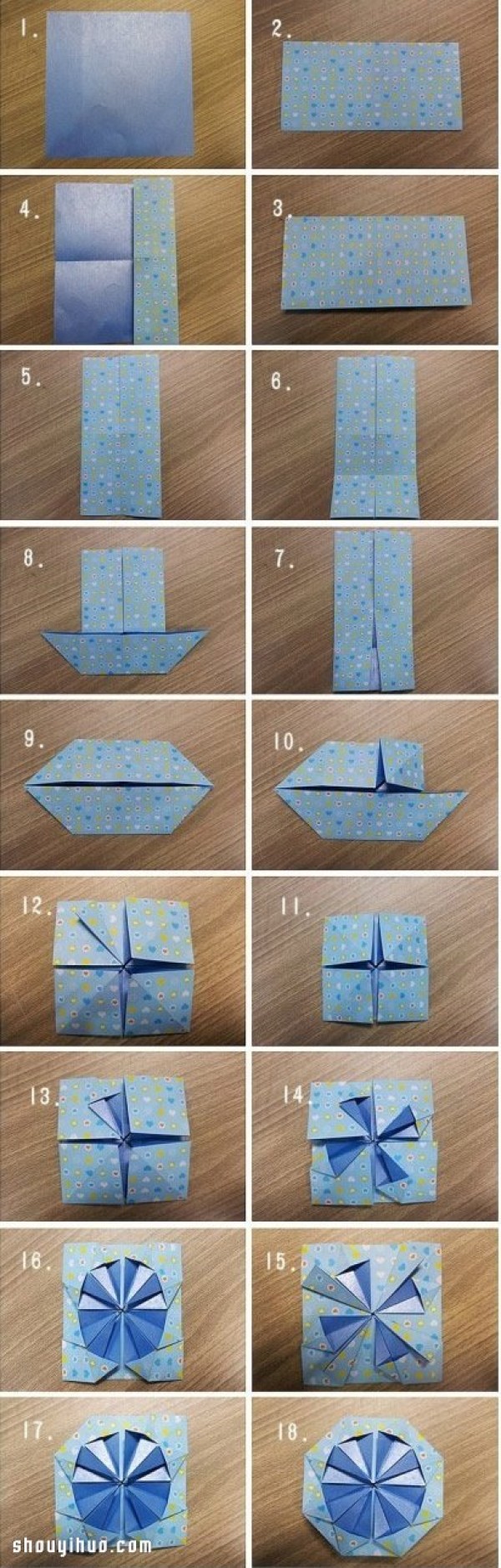 How to fold the Origami Ferris Wheel of Happiness to turn the Ferris Wheel of Happiness