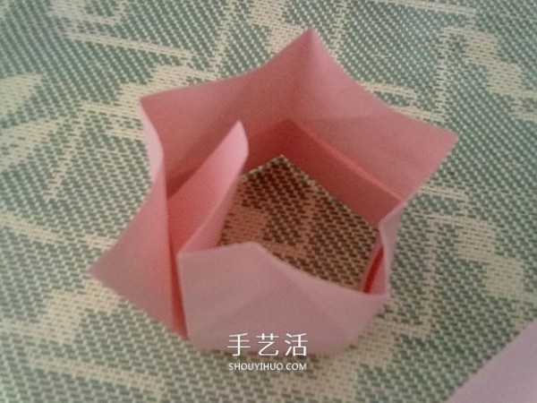 How to fold a rose carton and how to fold a beautiful gift box for Valentines Day