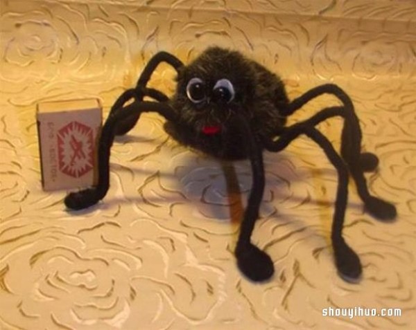 How to make a cute little spider toy with detailed illustrations