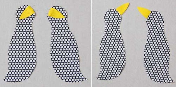 Tutorial on making penguin dolls with handmade fabrics