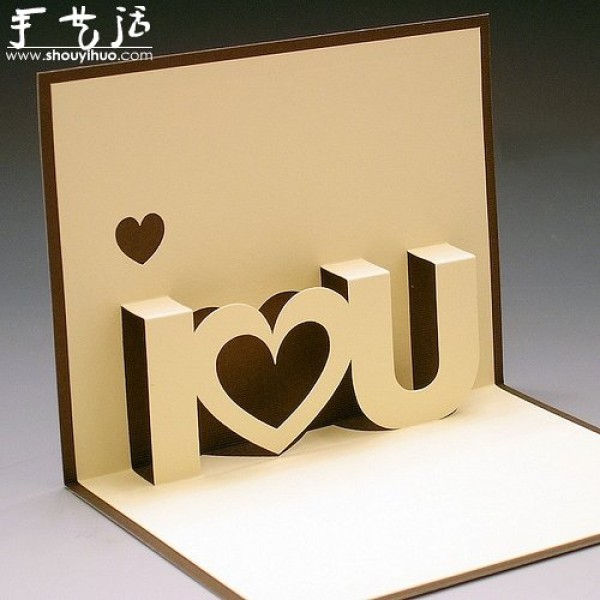 Appreciation of exquisite three-dimensional greeting card works