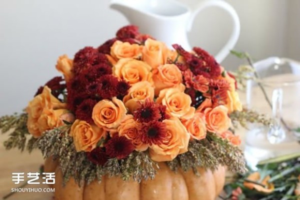 Thanksgiving Pumpkin Vase DIY Pumpkin Handmade Vase Tutorial