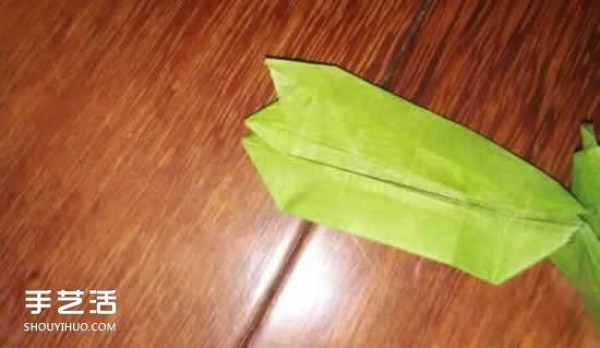 Handmade vulture origami illustrated tutorial vulture folding method process