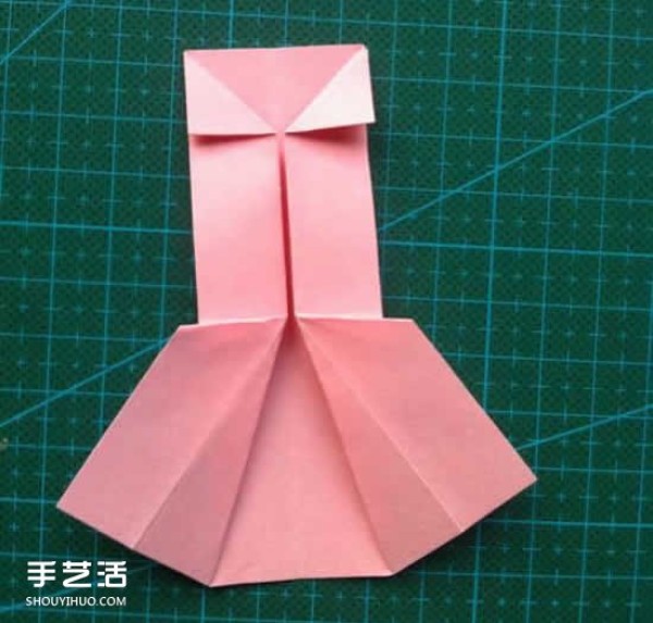 Childrens Origami Skirt Illustrated Tutorial How to Fold a Simple Little Skirt