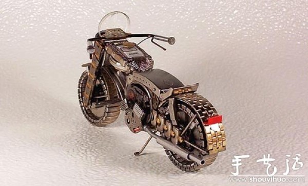 Watch Parts DIY Handmade Motorcycle