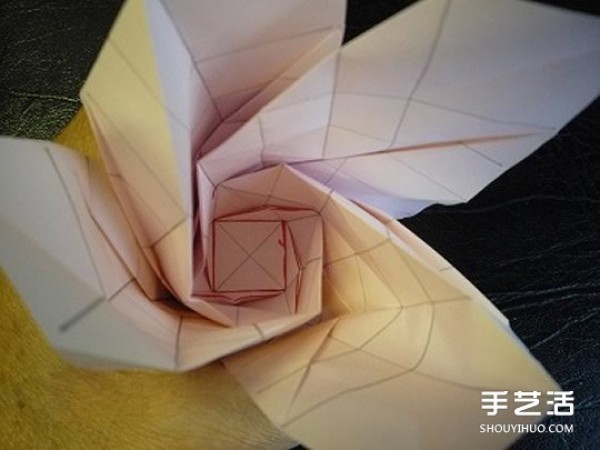 Japanese origami masters intricate rose origami tutorial with step-by-step illustration