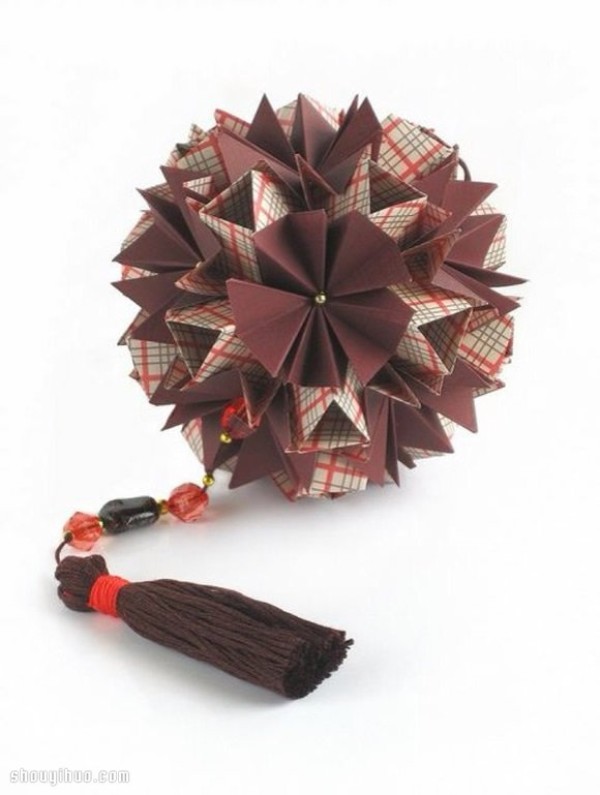 Appreciation of the beautiful handmade origami flower balls (4)