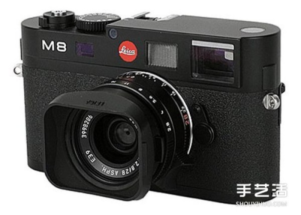 Classic Reappearance: Lego Version White Leica M8 Camera Model