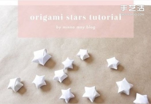 Illustrations on how to fold three-dimensional stars, fill them in glass jars and give them to your loved ones