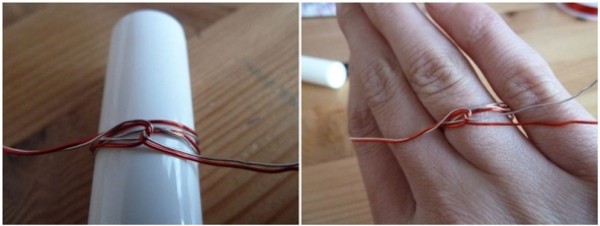 Tutorial on how to DIY a small and fresh ring on wire