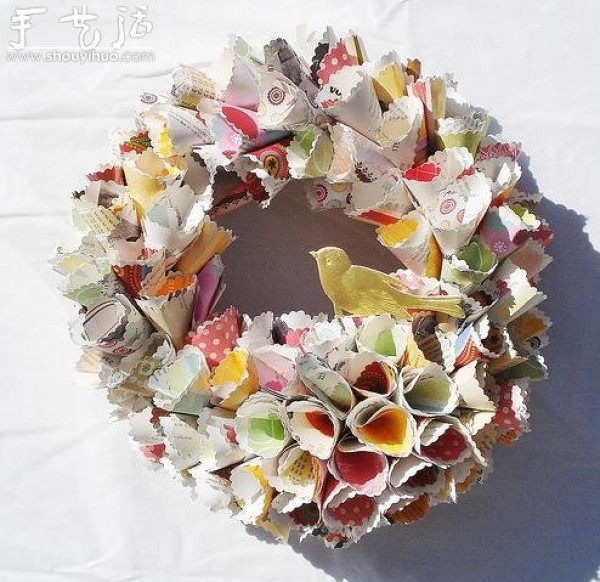 Appreciation of origami garland works