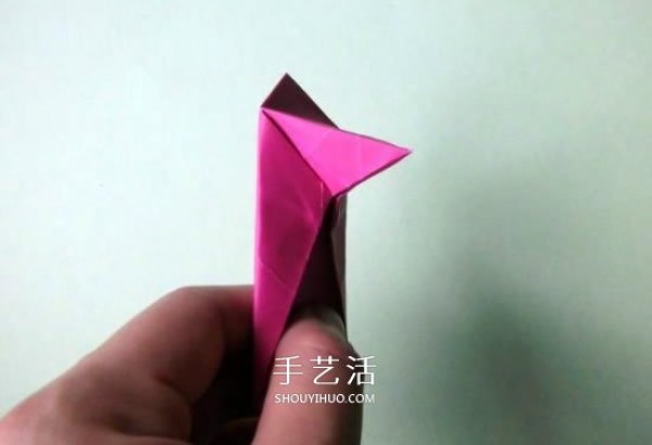 How to fold handmade origami high heels into three-dimensional high heels