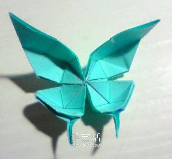 Origami Butterfly Illustrated Tutorial How to Fold a Handmade Papilio Butterfly Step by Step