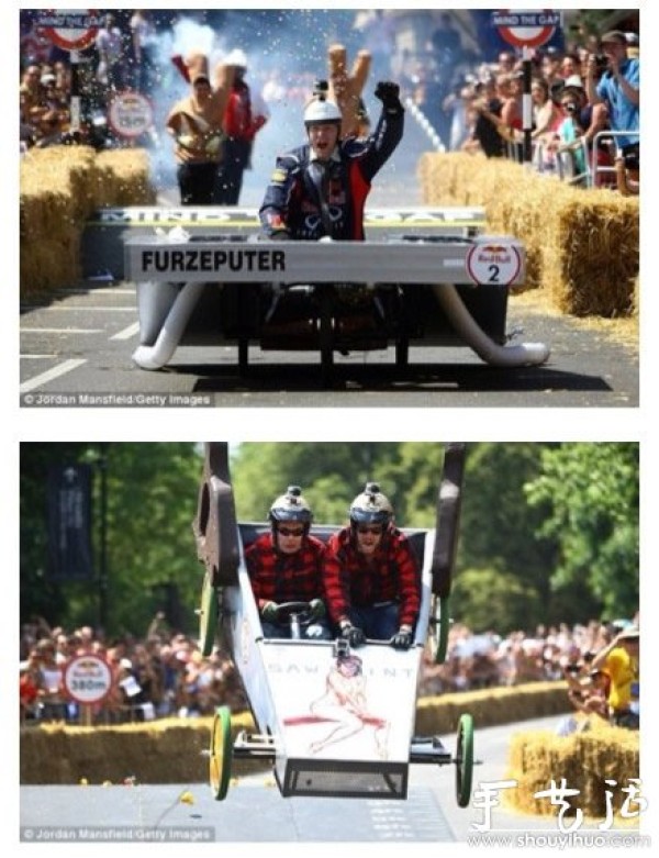 Londons soapbox racing competition, British creativity is invincible! 