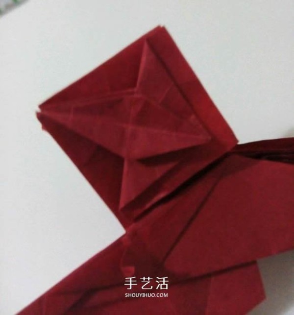 Illustration of the folding process of the auspicious beast Kirin Origami Tetsushi Kamiyas KirinLin