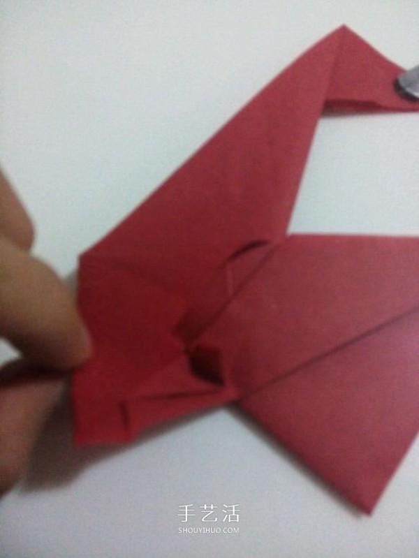 The process of folding the auspicious beast Kirin, the illustrated process of folding the Origami Tetsushi Kamiyas Kirin