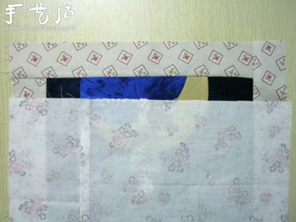 DIY fabric picture frame, patchwork picture frame, handmade