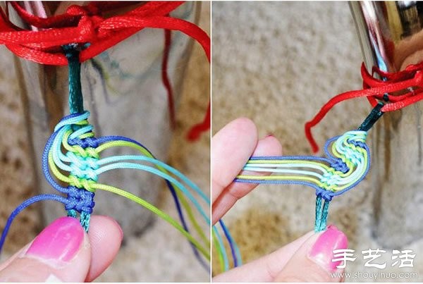 Tutorial on how to weave ethnic bracelets