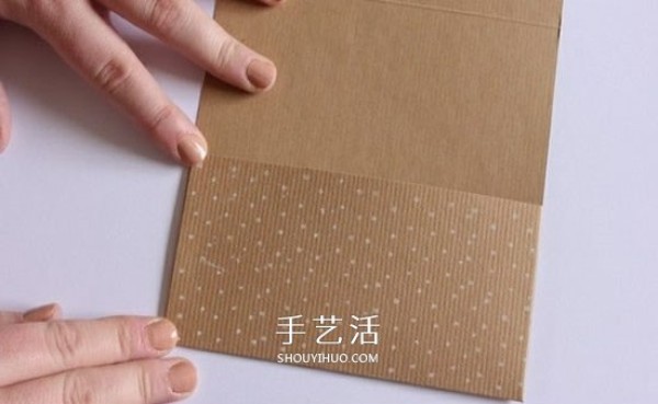 The folding method of kraft paper invitation letters can also be used as envelopes