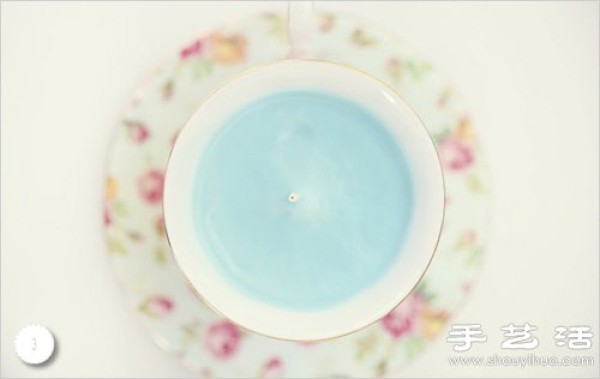 Handmade DIY Beautiful Teacup Candle Illustrated Tutorial