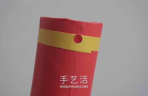 Tutorial on how to make simple hand-made firecracker decorations during the Spring Festival