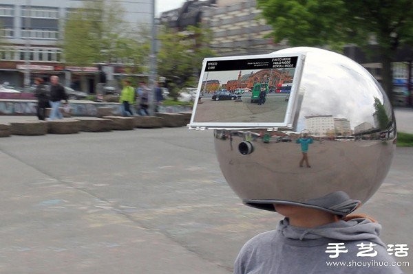 DIY slow motion helmet makes you forget the passage of time