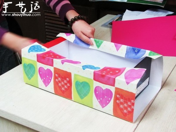 How to make beautiful storage boxes from waste shoe boxes