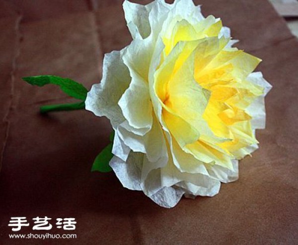 Tutorial on DIY Realistic Peony Flowers Illustrated on Cake Paper Cups