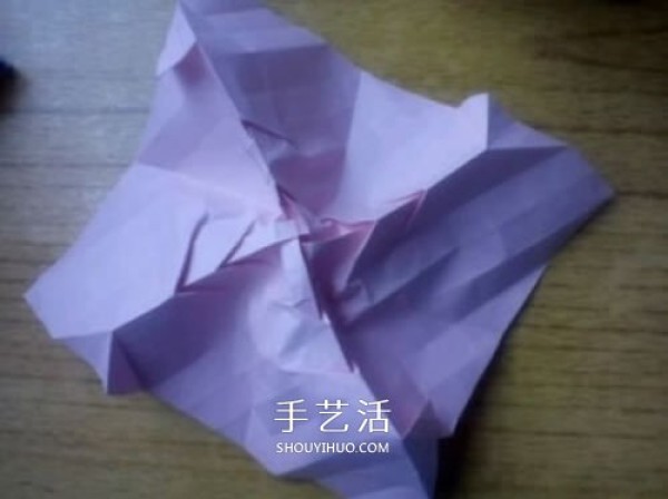 AP Rose Origami Method Illustrated How to Fold Beautiful Flower-shaped Roses