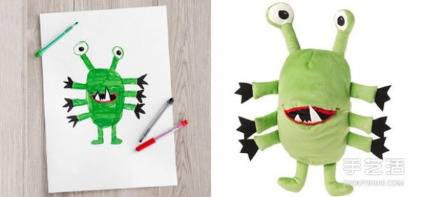 Imagine it come true! IKEA turns childrens drawings into plush toys