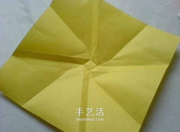 Detailed PT rose folding diagram and handmade PT rose origami tutorial