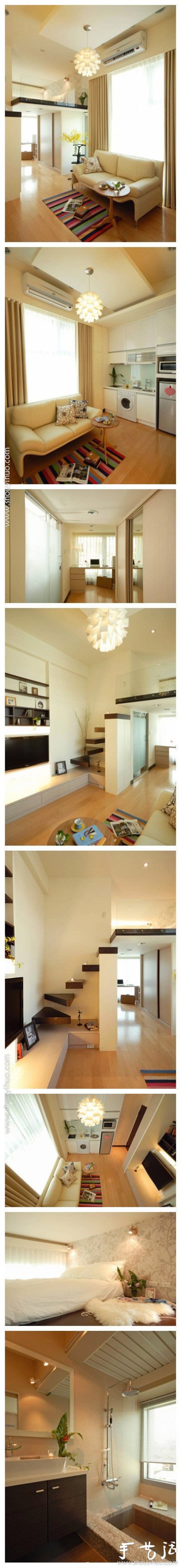 Only 20 square meters! Pictures of comfortable and atmospheric small apartment decoration