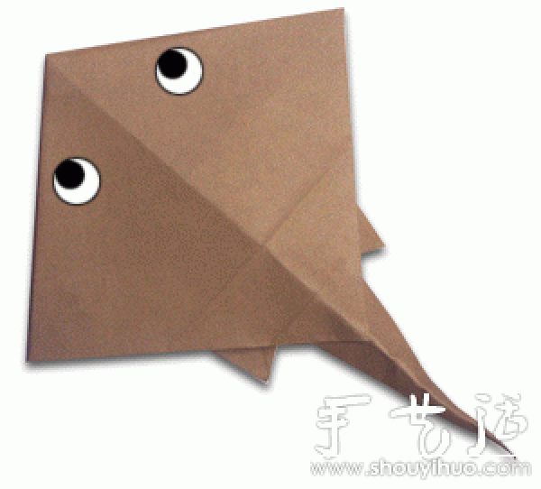 DIY method of manta ray origami