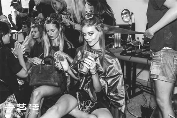 Photographer Driely S shows backstage at New York Fashion Week